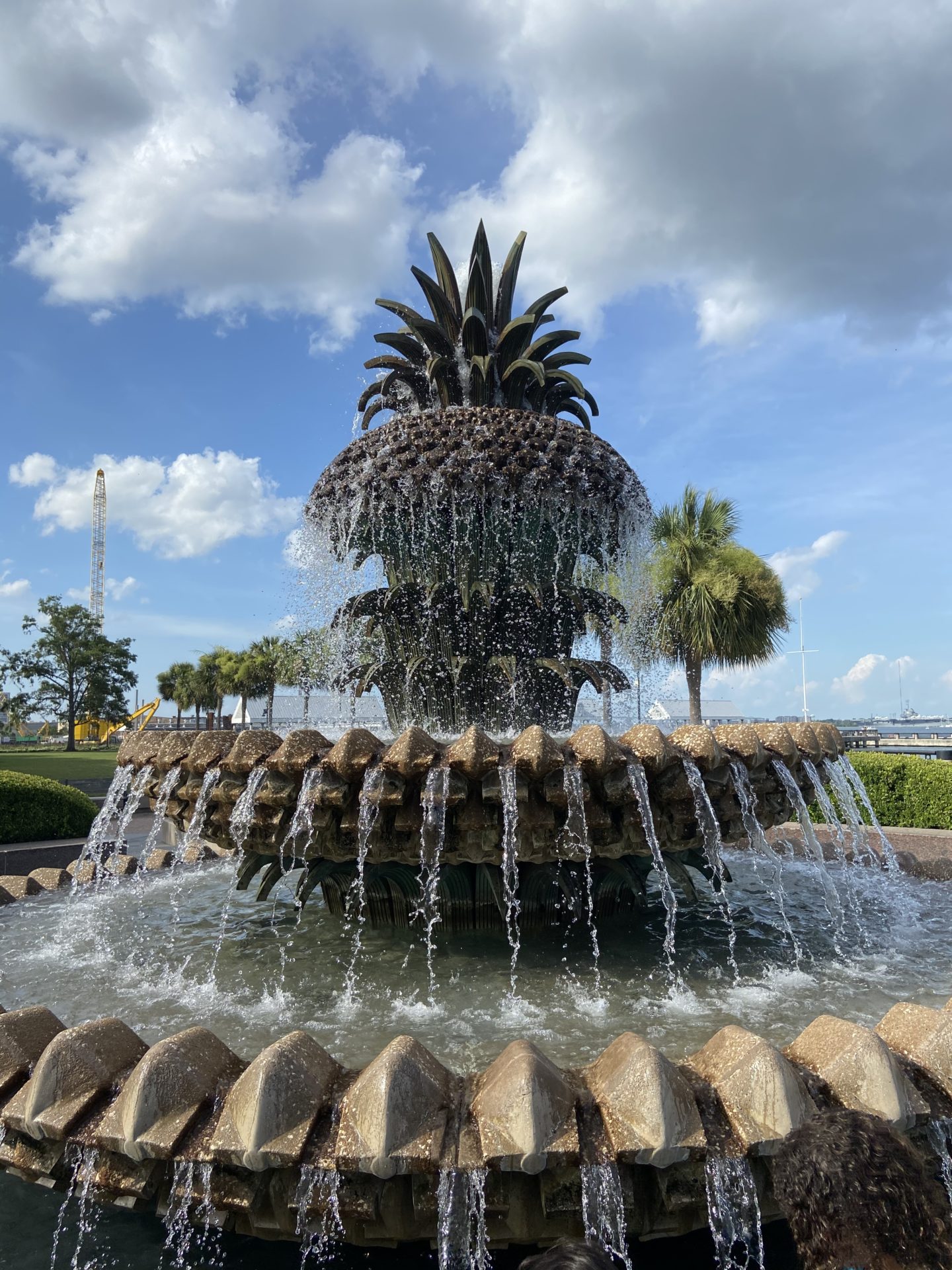 charleston pineapple fountain