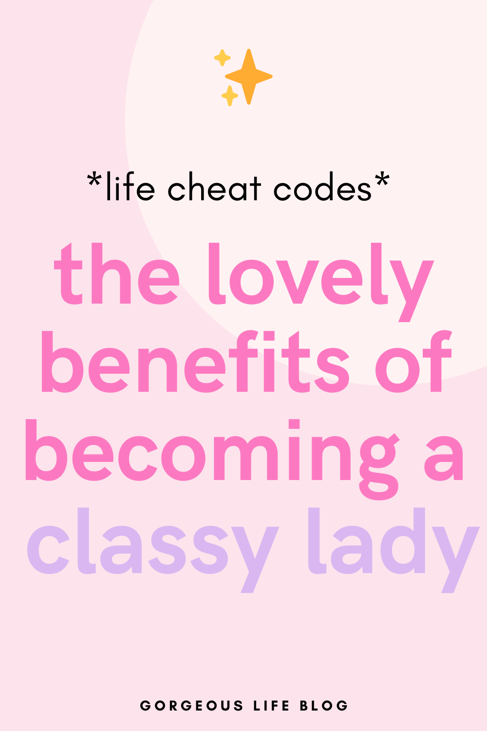 the benefits of being classy
