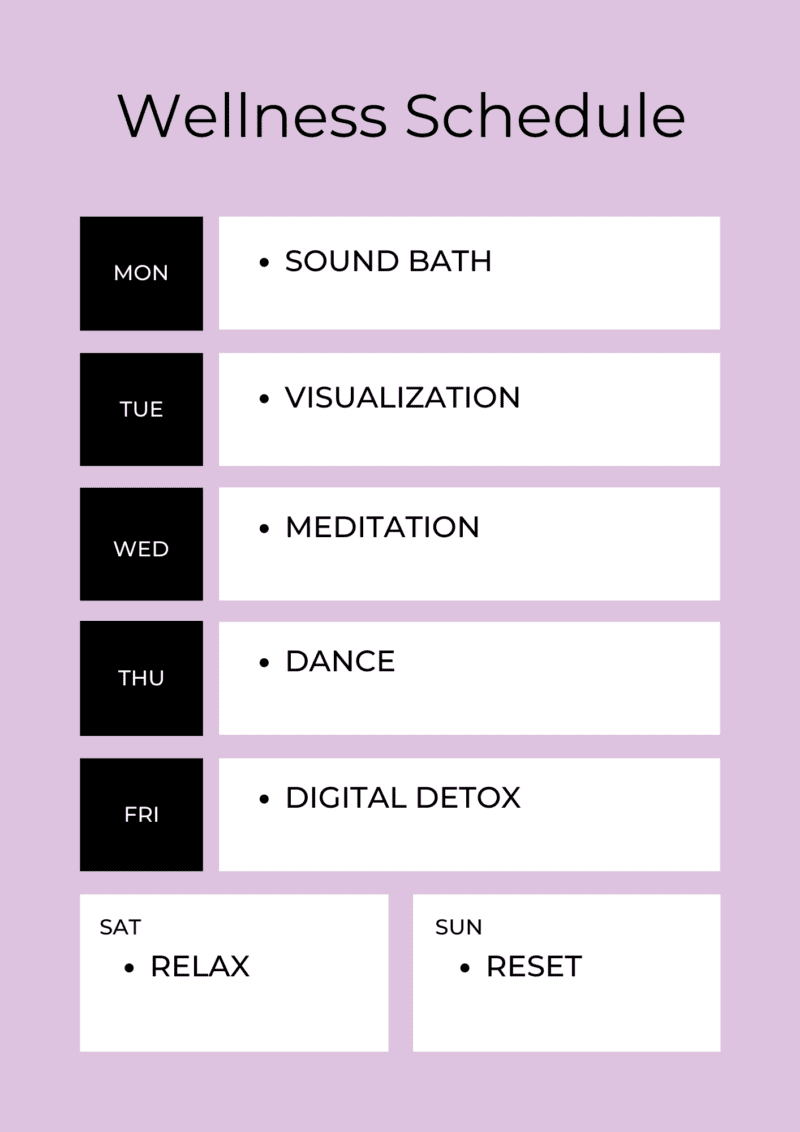 How to create a wellness plan Life Blog