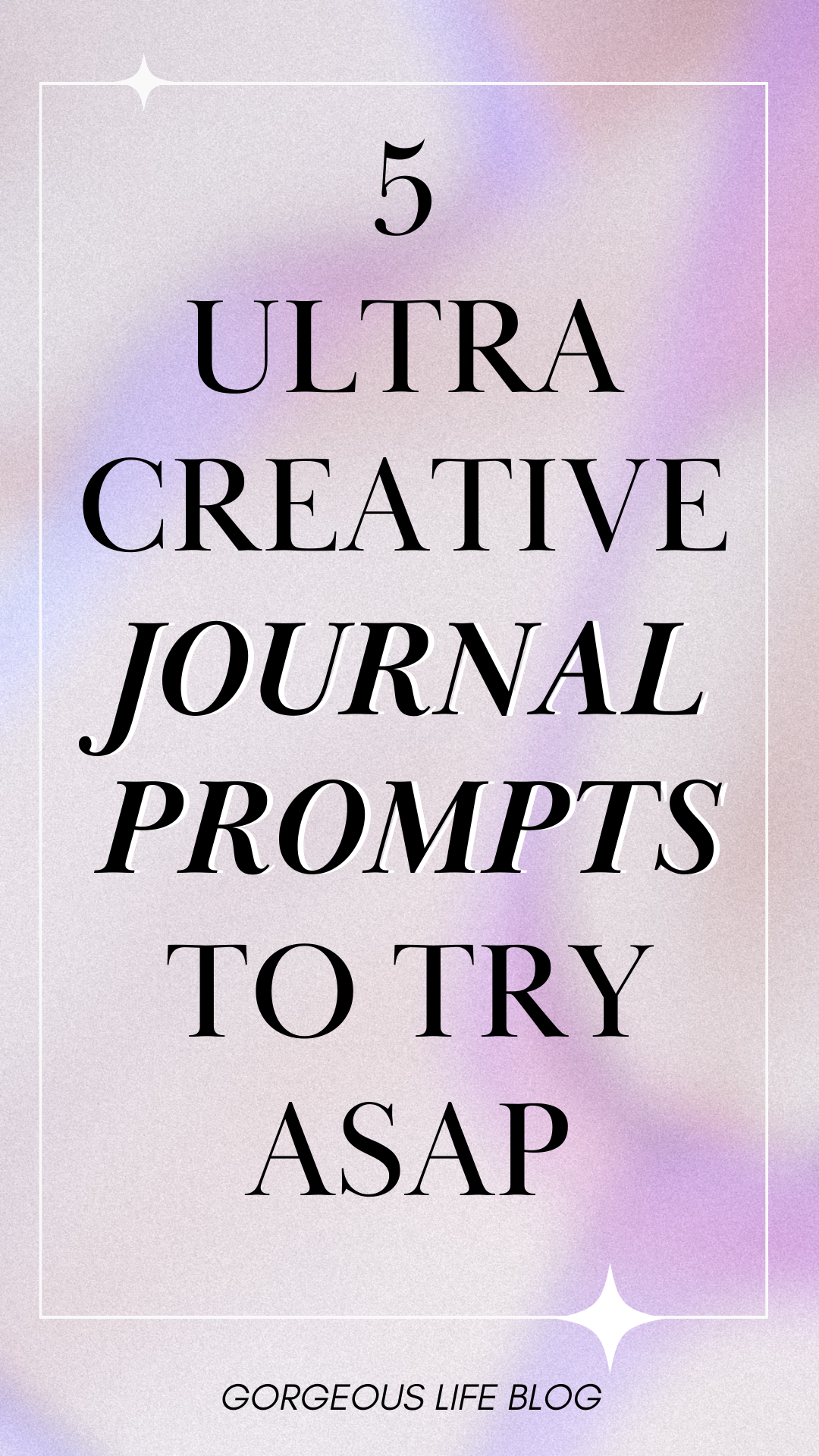creative journal prompts