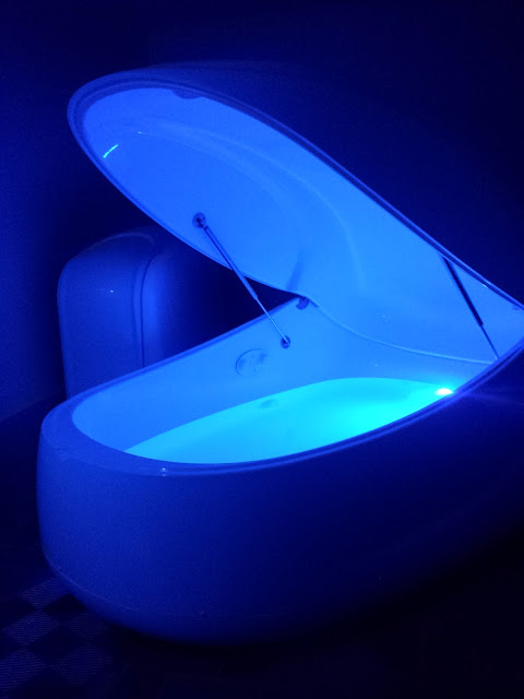 sensory deprivation pod. Float pod